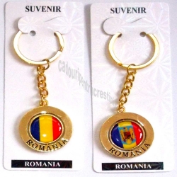 Breloc elegant metalic si auriu Romania